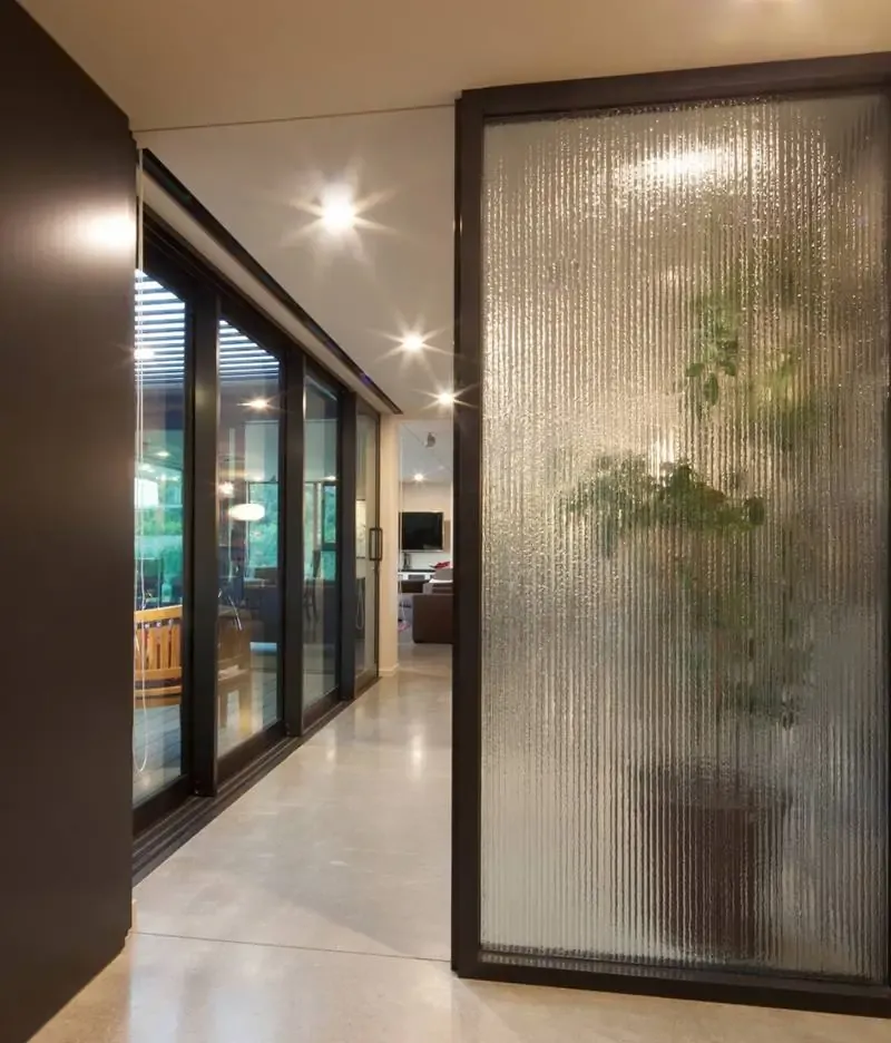 Privacy Ribbed Glass Privacy Glass | FMI Building Innovation