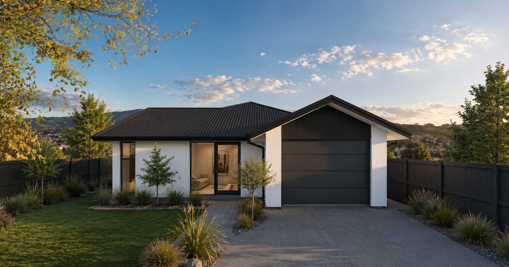 Modern Mosgiel Townhouse Living - 3 bedroom exterior render