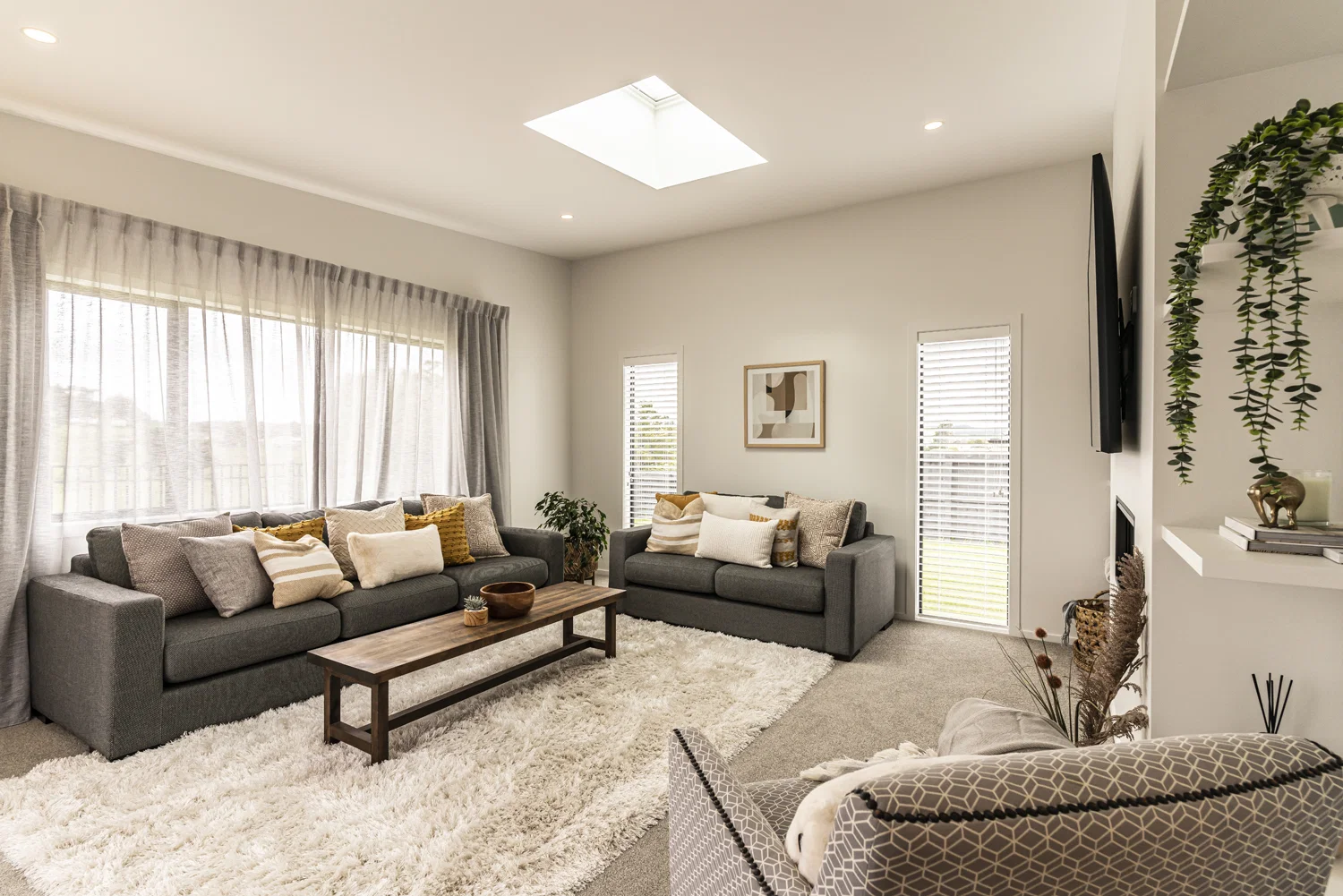 Inspirational Living Room – final selections may vary