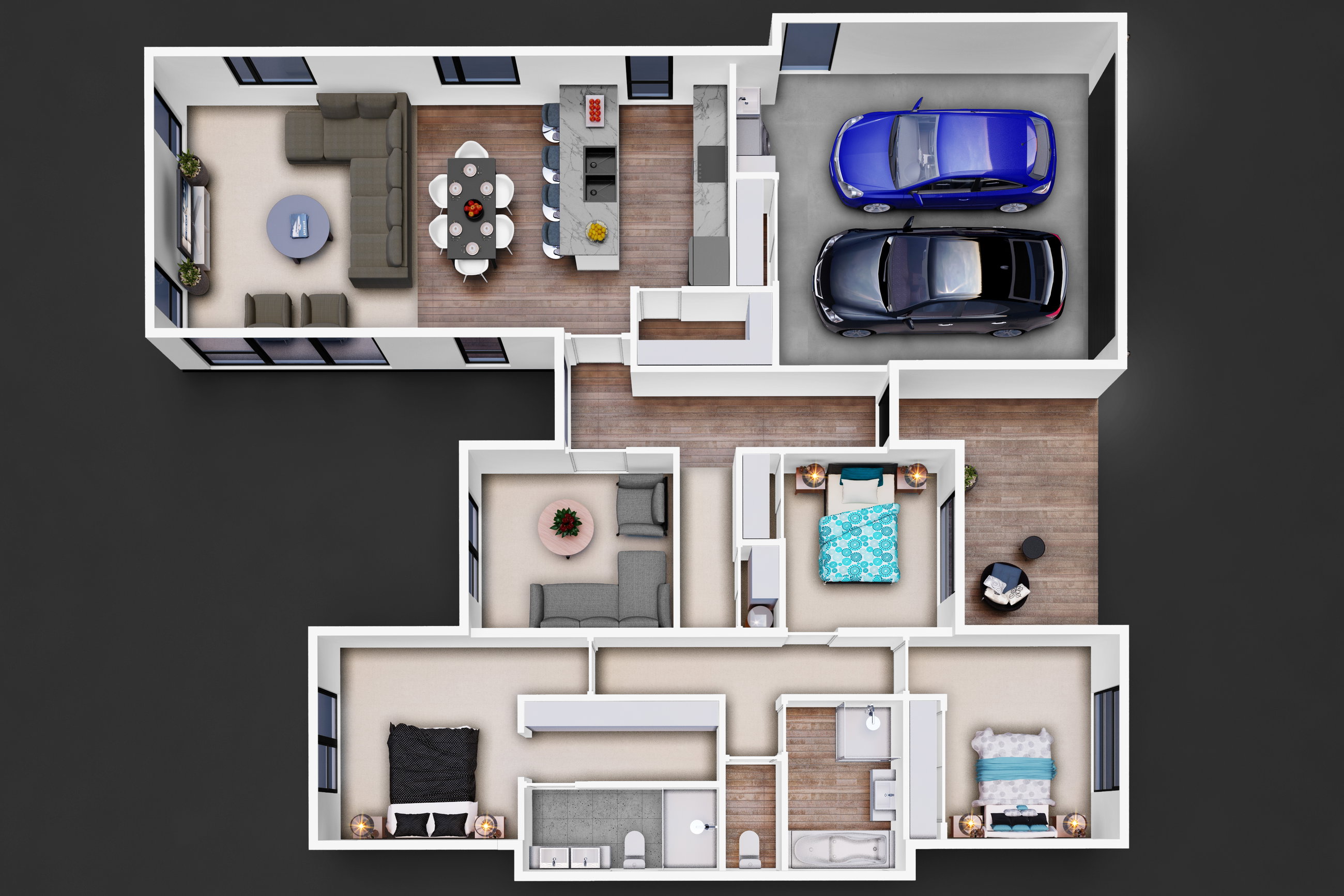 Lincoln Showhome 3D Floor Plan FINAL