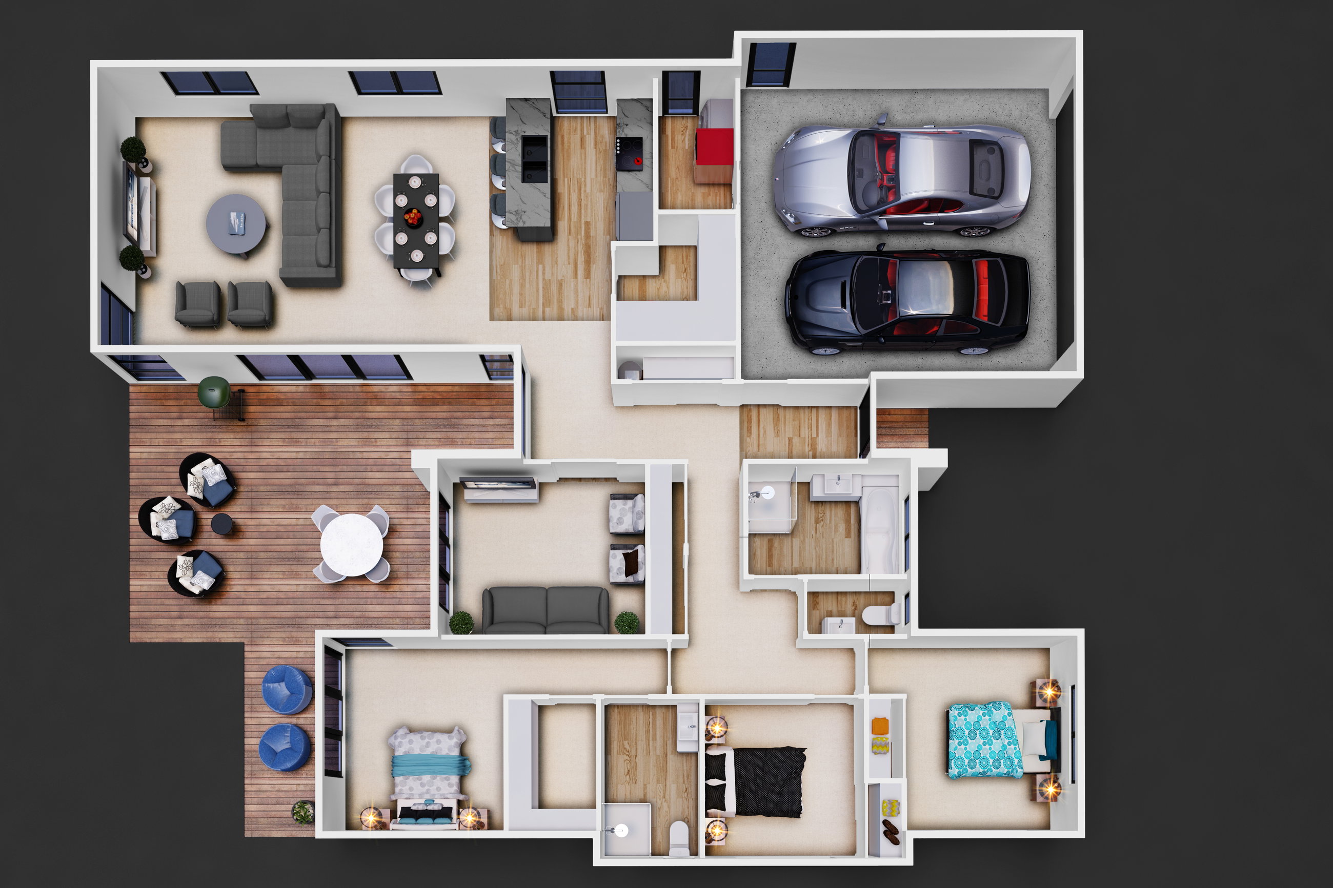 NZ190 Kaiwera Floor Plan 1