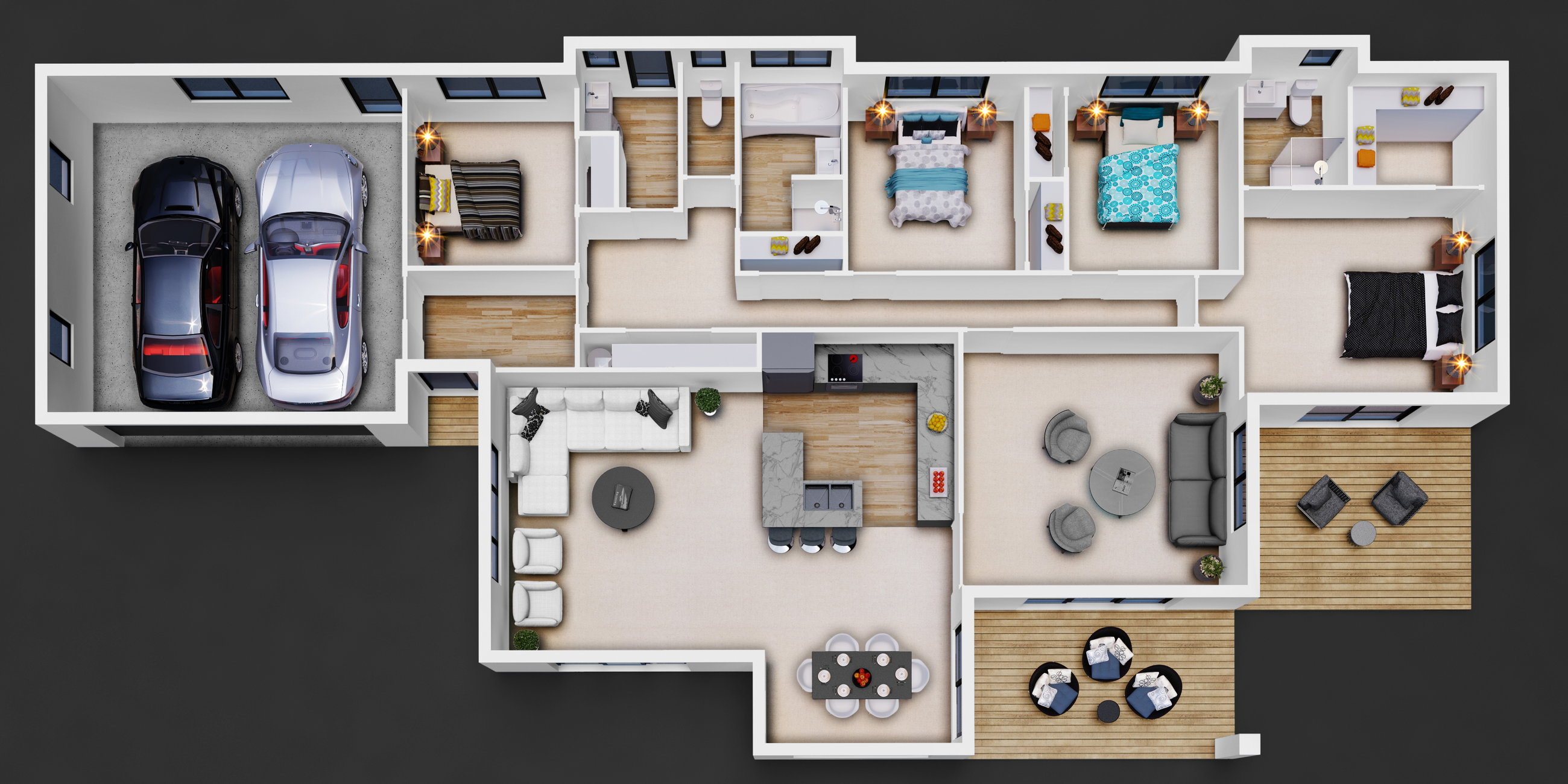 NZ214 Cook 3D Floor Plan v3