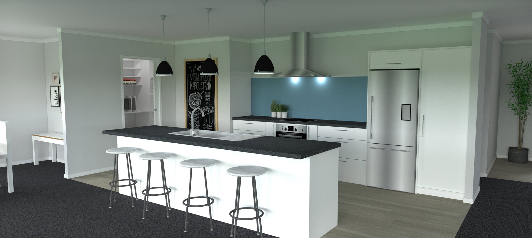 NZ283 taranaki large house plan