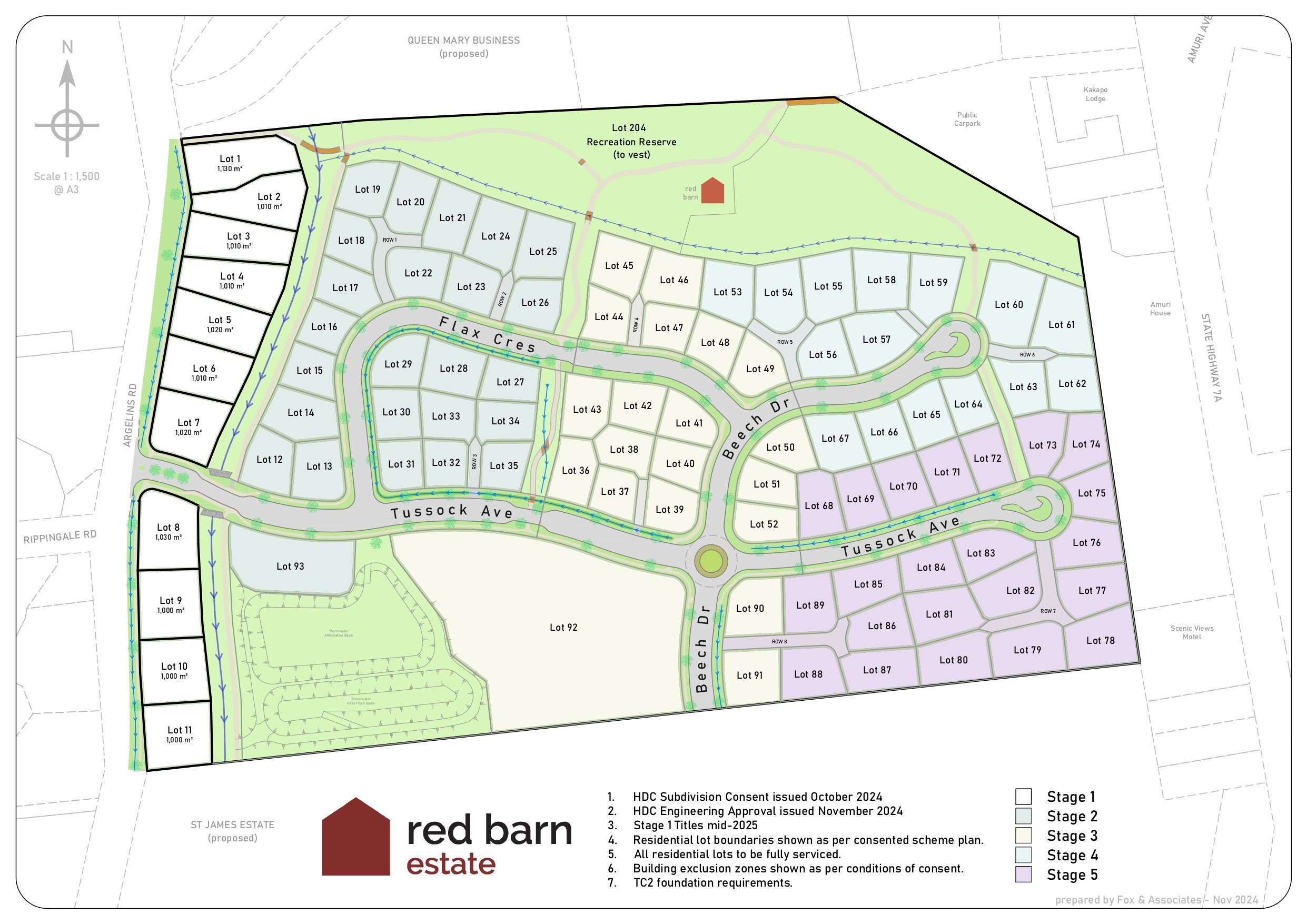 Stage 1 Sales Scheme Plan with street trees page 0001
