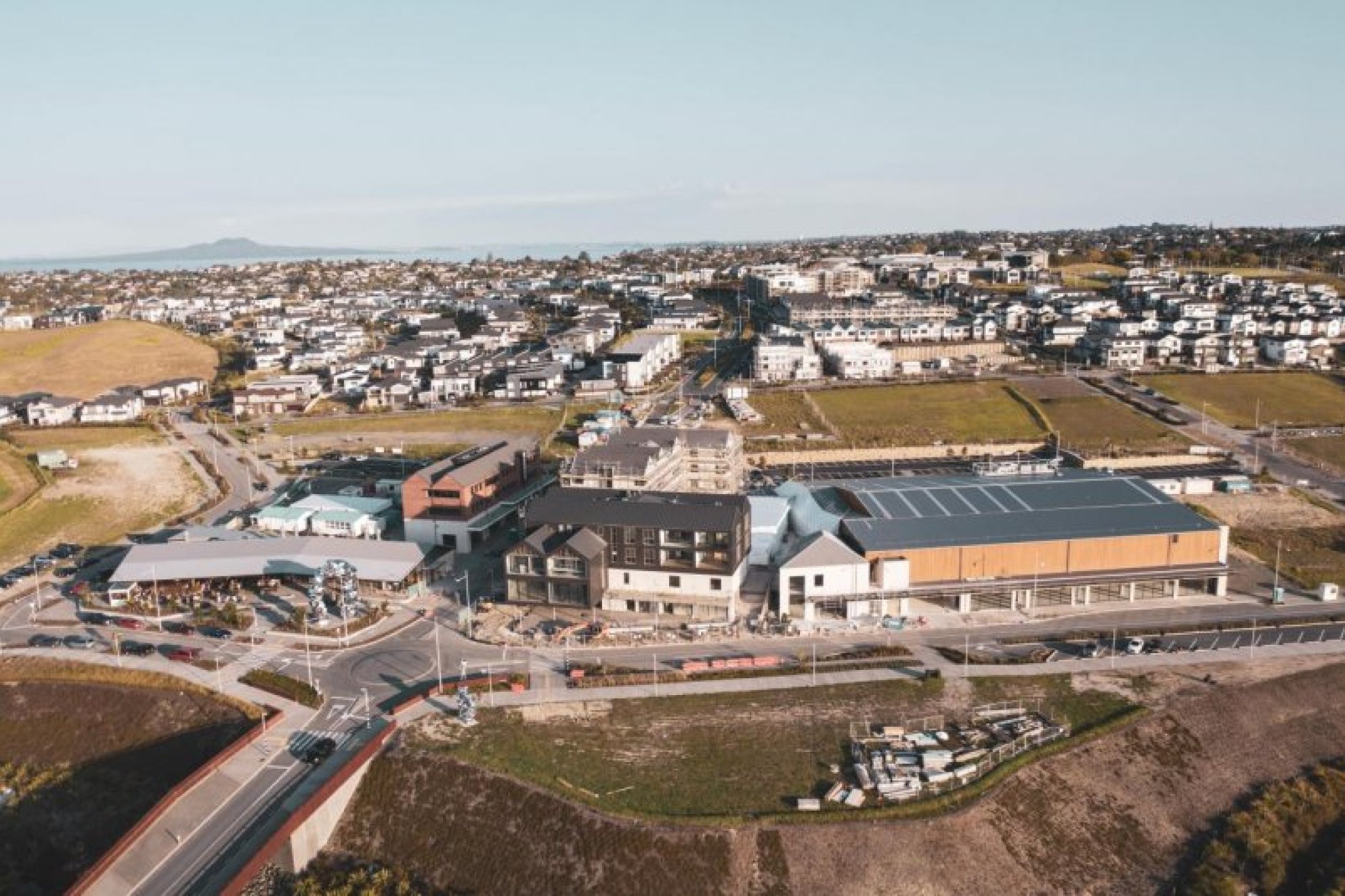 Landscape showing one of Woods' latest projects