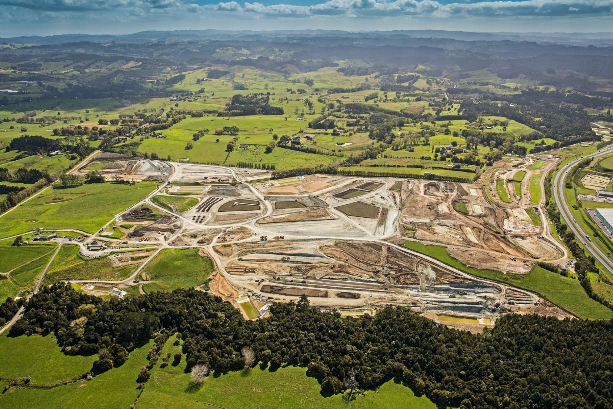 Milldale aerial shot