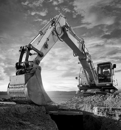 Image of large digger