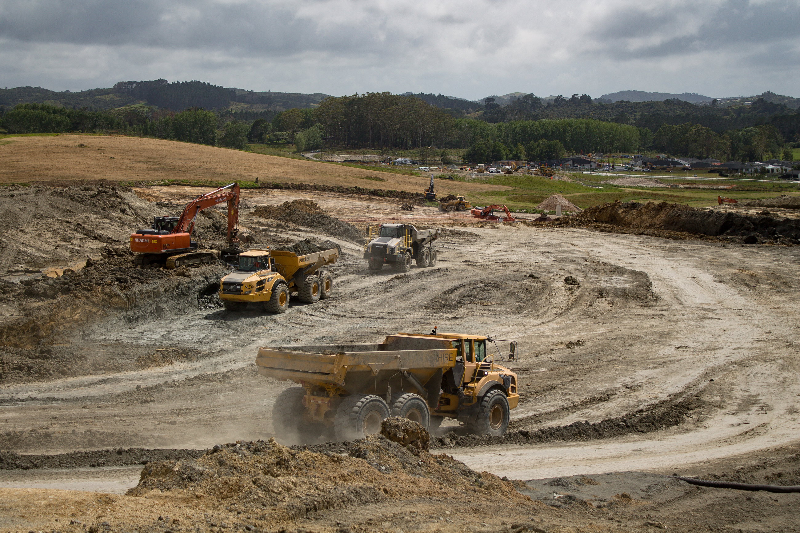 Aerial view of Milldale Development